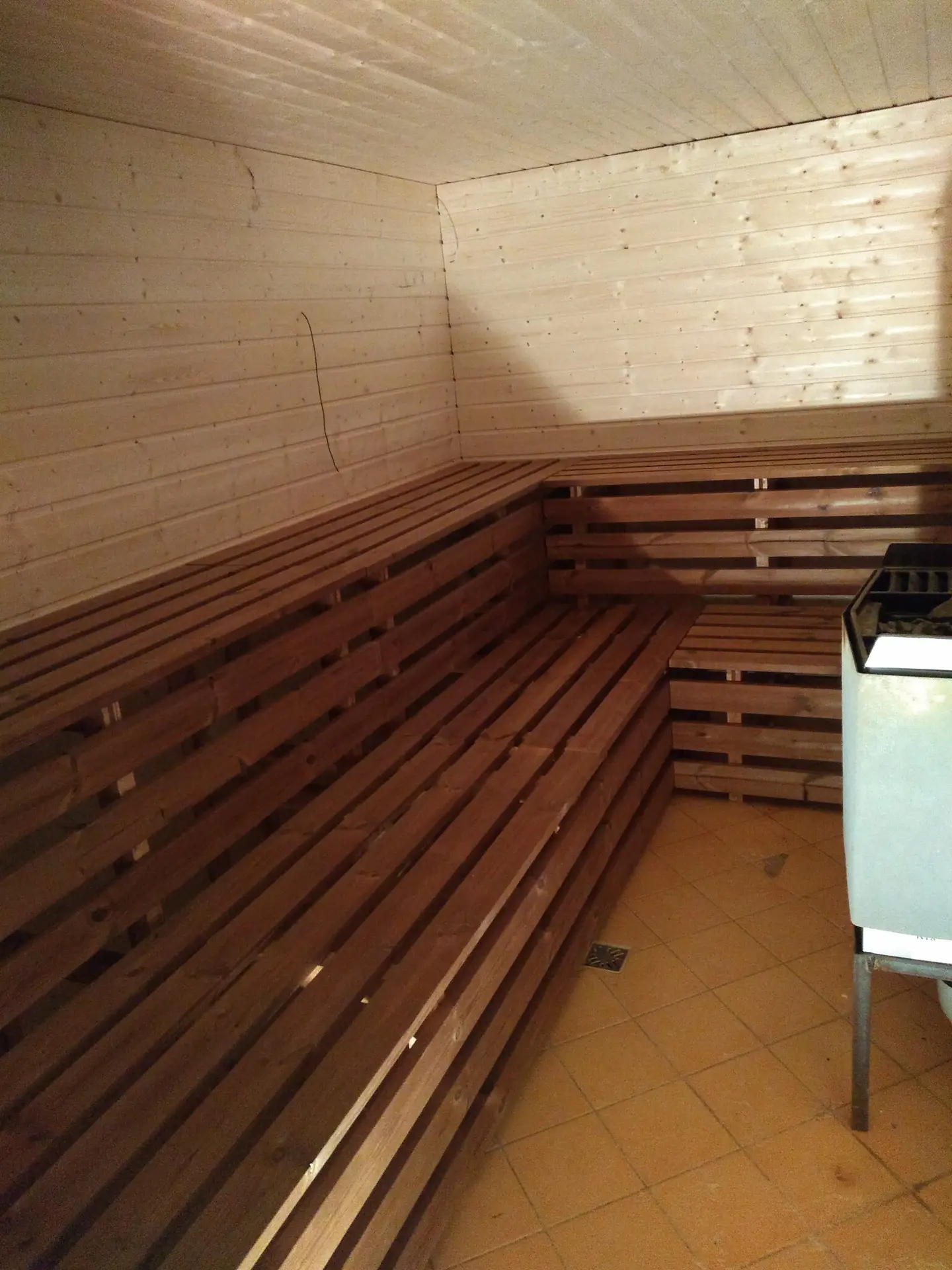 Sauna drevo detail